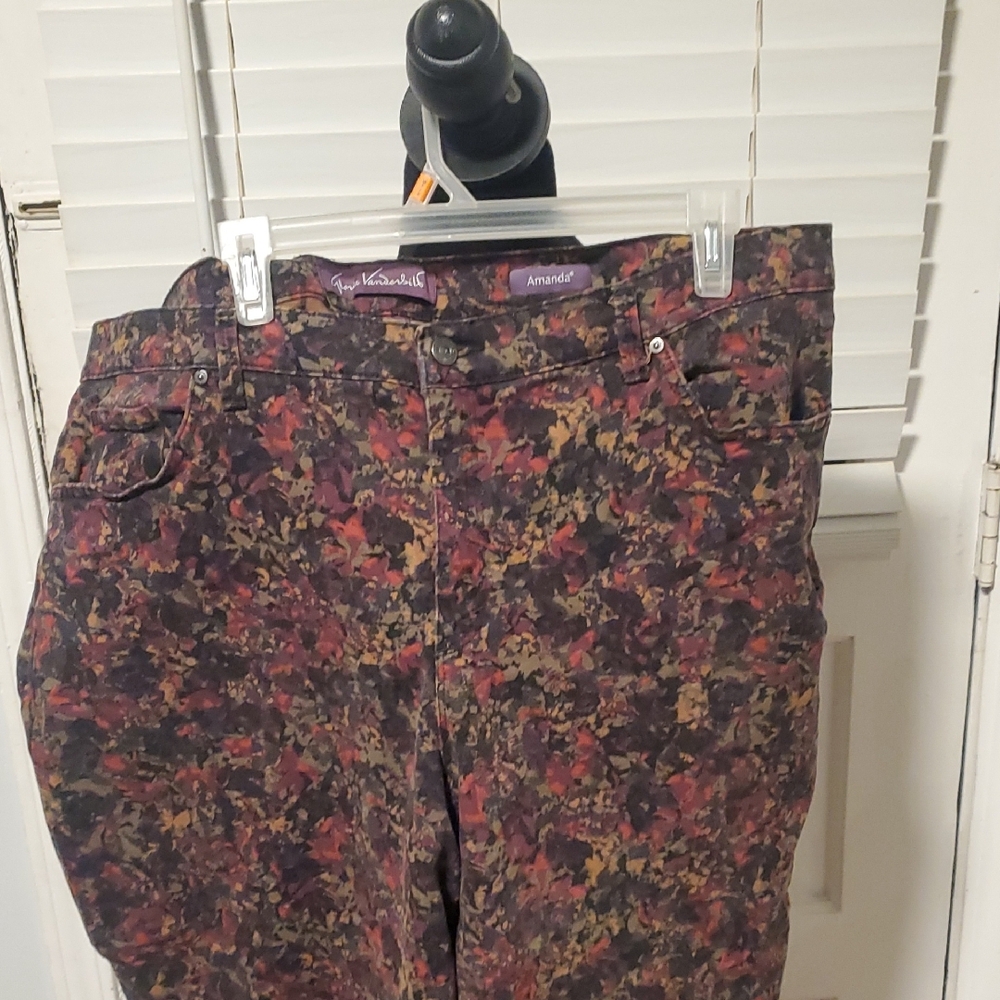 Gloria Vanderbilt Multicolor Patterned Pants - image 6